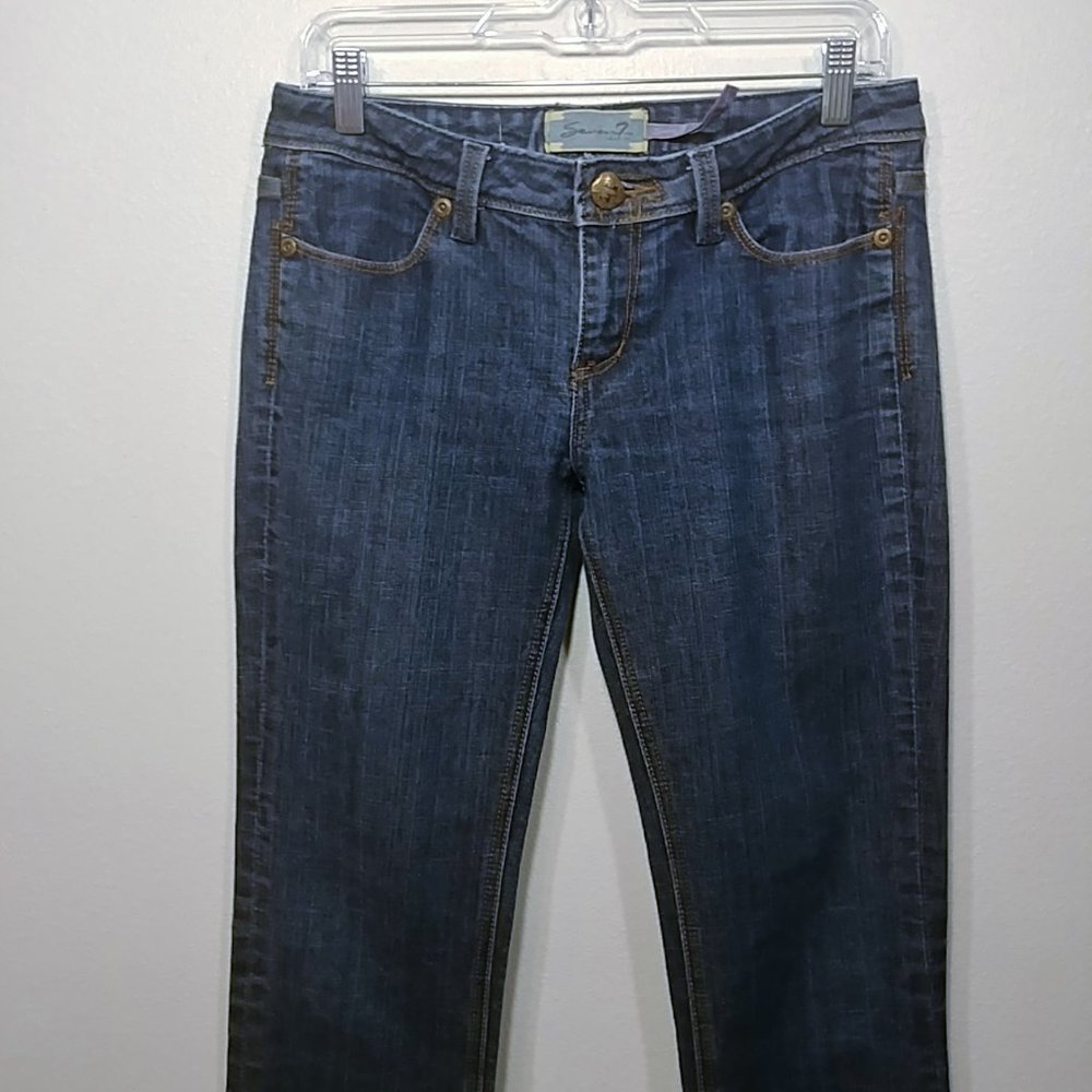 Seven7 Live Love be Yourself Straight Leg Jeans 30